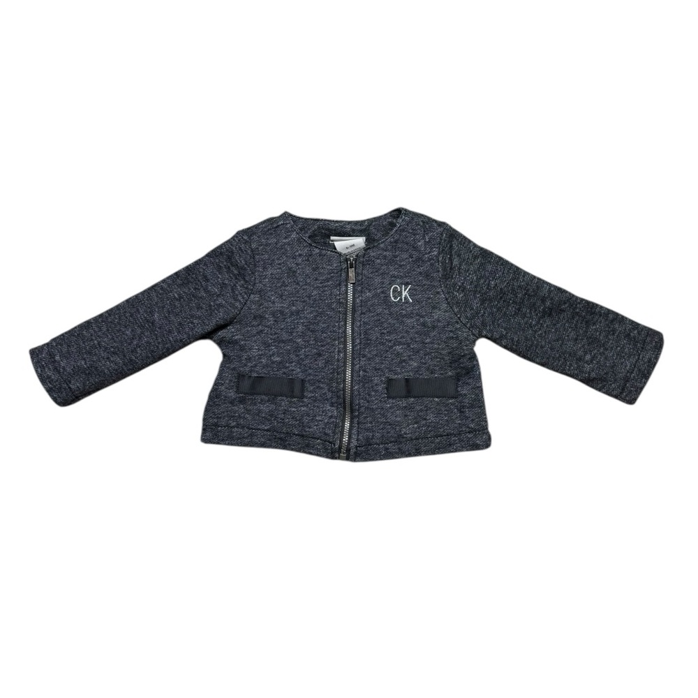 Calvin Klein Jeans | Baby Girl Charcoal Jacket | 6-9M